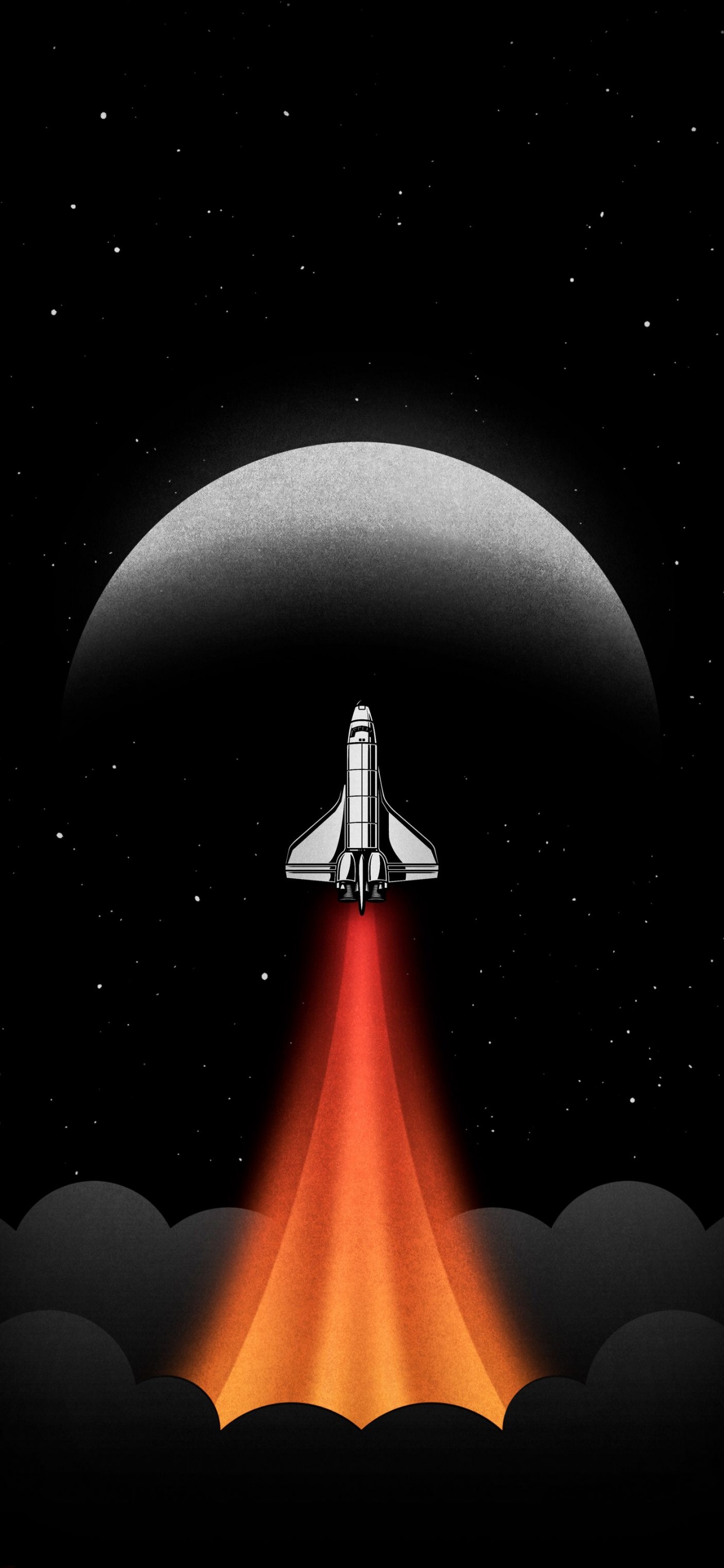 Cohete, Espacio, la Lanzadera de Espacio, el Espacio Exterior, Nave. Wallpaper in 1242x2688 Resolution