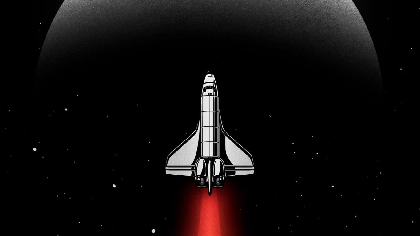 Fusée, Espace, la Navette Spatiale, Espace Extérieur, Vaisseau. Wallpaper in 1366x768 Resolution