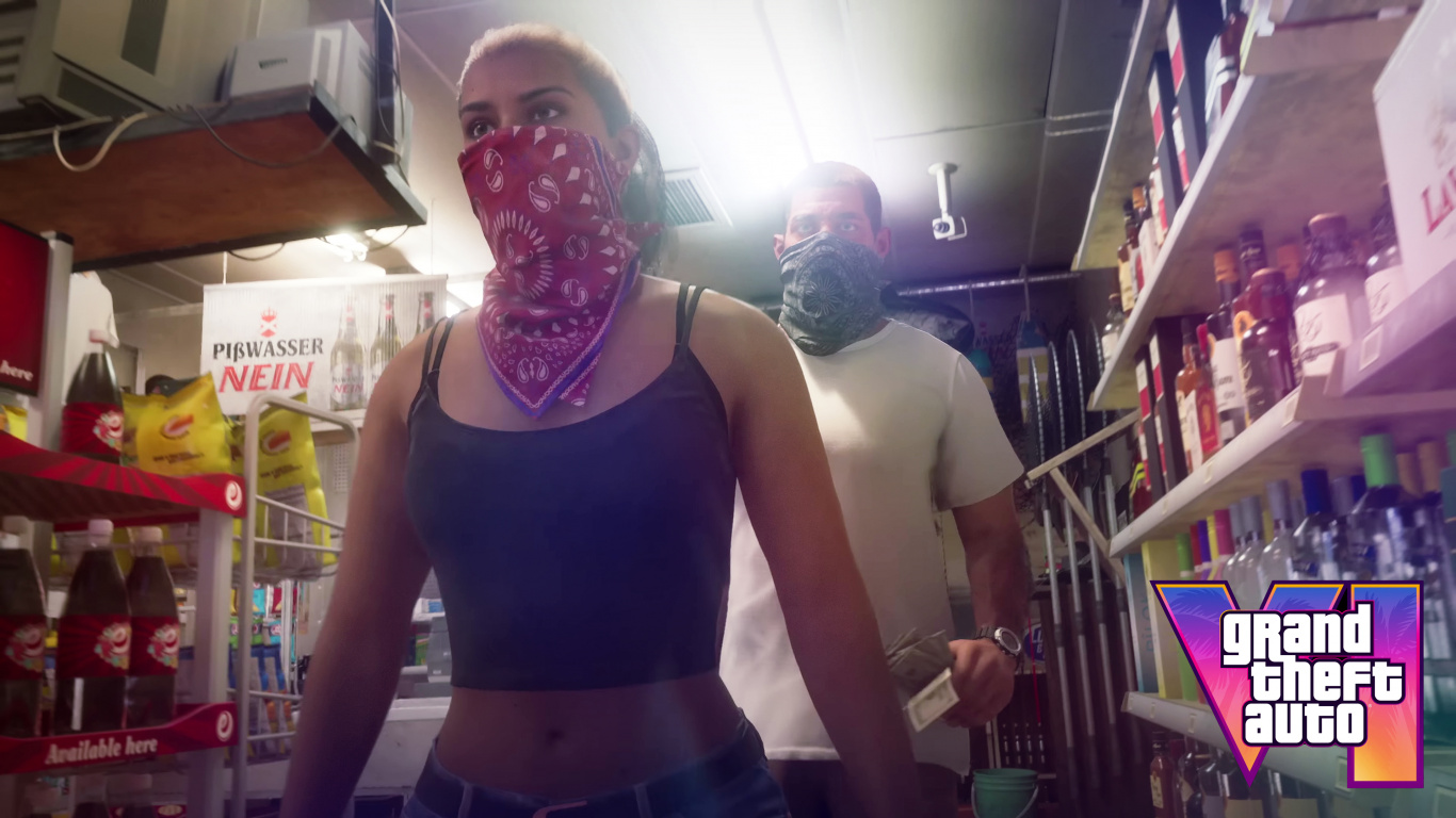 Gta, GTA VI-Trailer, Grand Theft Auto VI, Sam Hauser, Grand Theft Auto. Wallpaper in 1366x768 Resolution