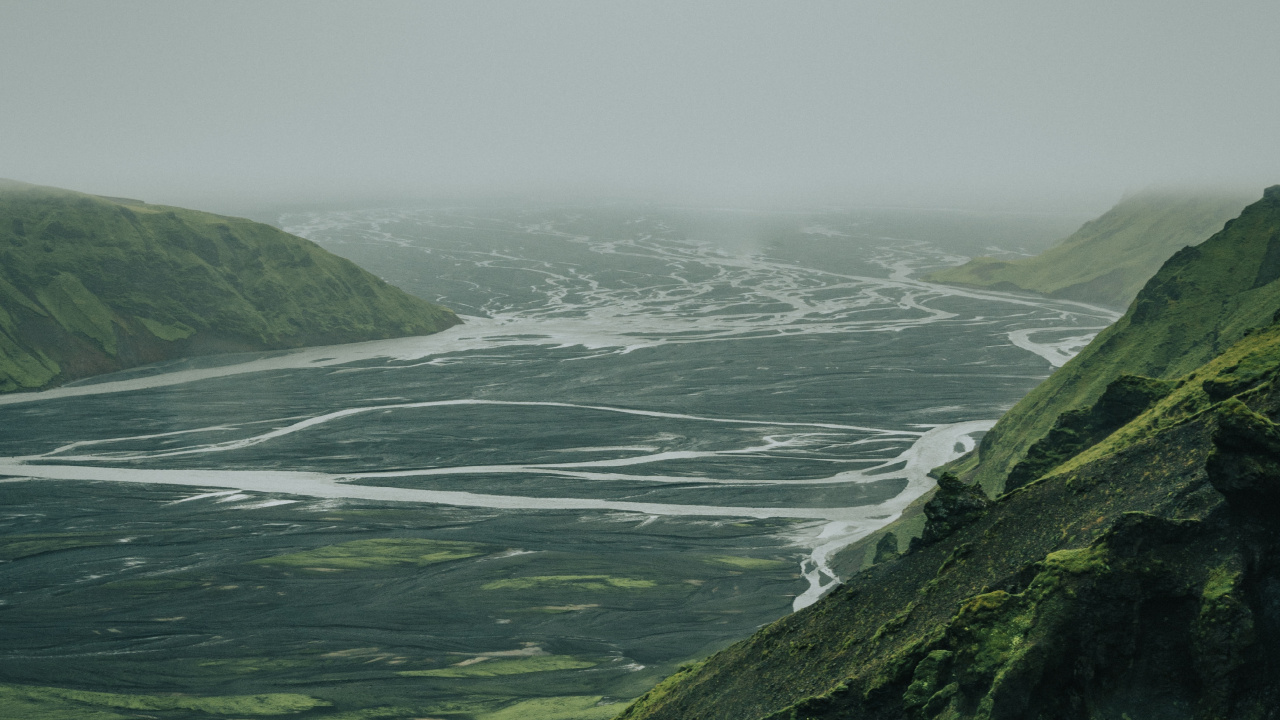 Highland, Green, Les Reliefs Montagneux, Prairie, Colline. Wallpaper in 1280x720 Resolution