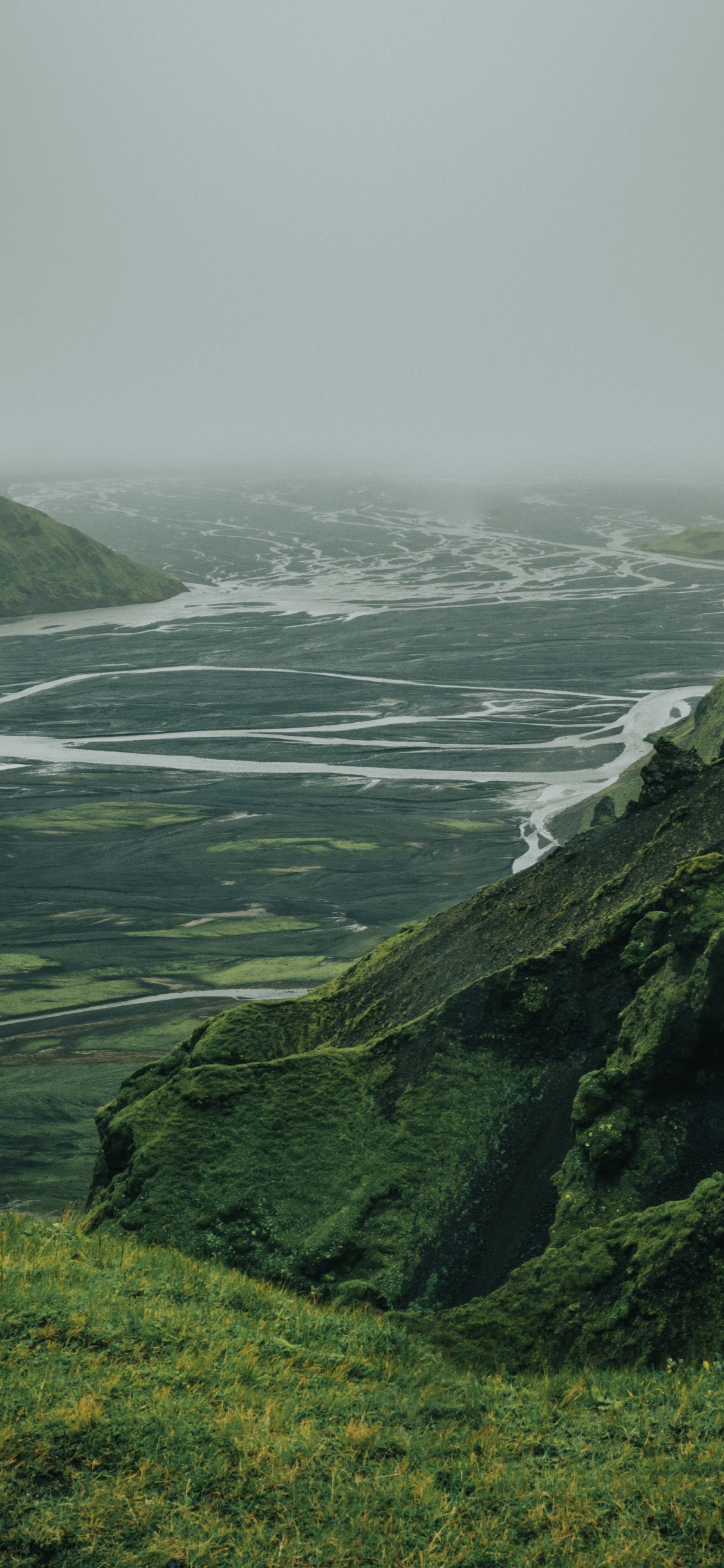 Highland, Green, Mountainous Landforms, Grassland, Hill. Wallpaper in 1125x2436 Resolution