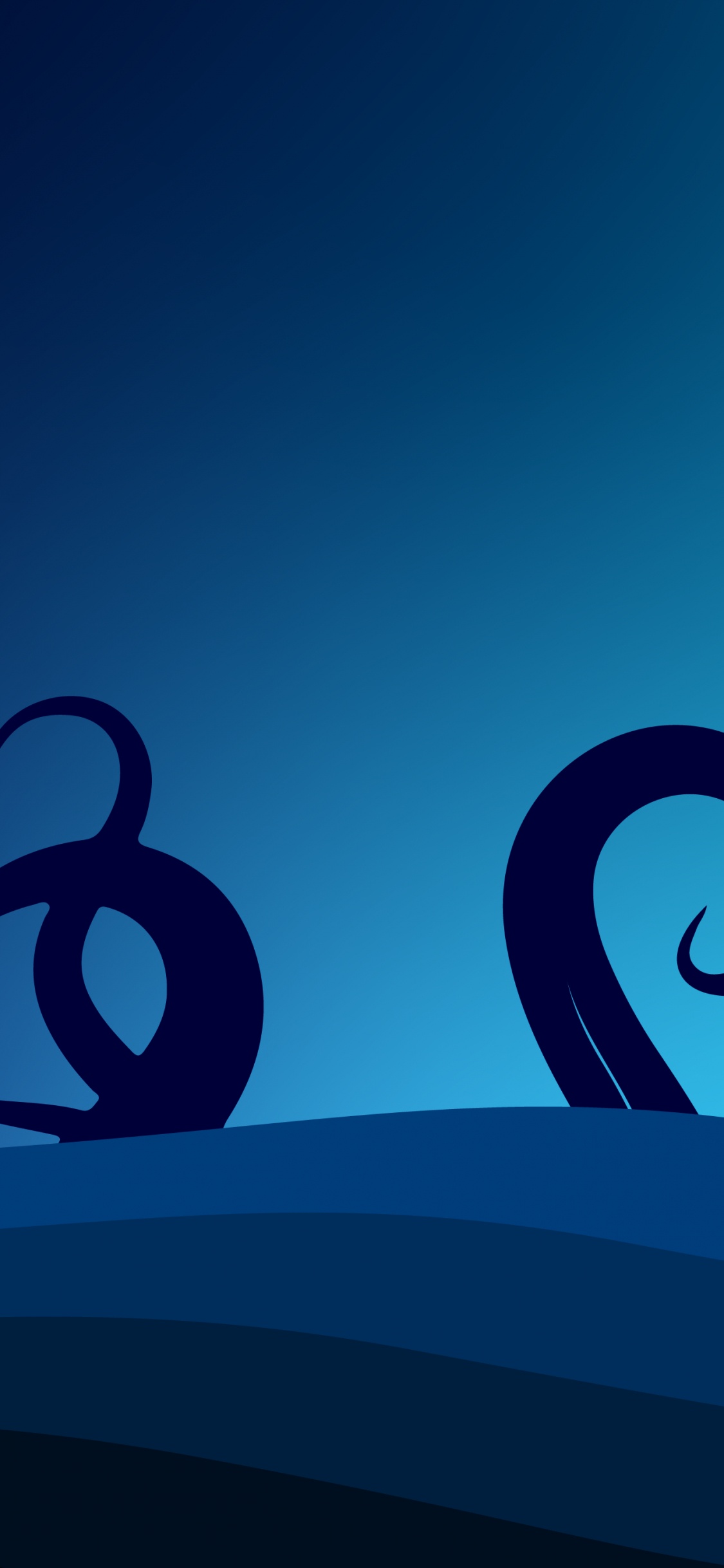 Azure, Cloud, Aqua, Electric Blue, Kreis. Wallpaper in 1125x2436 Resolution