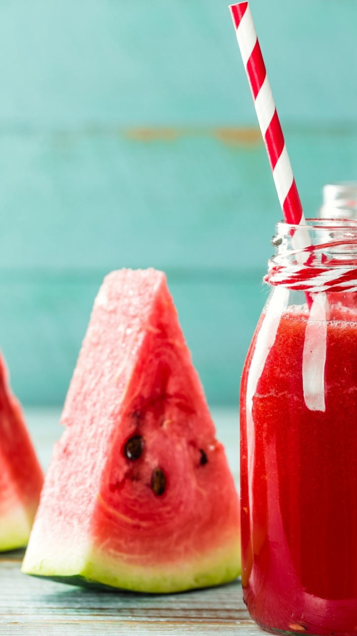 Jugo, Batido, la Sandía, Melón, Alimento. Wallpaper in 720x1280 Resolution