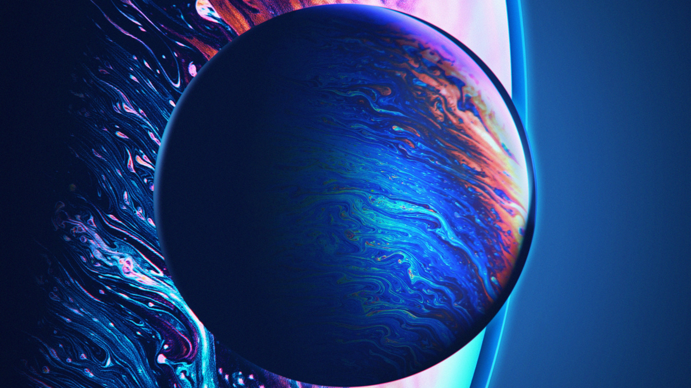 Tierra, Espacio, Gráficos, Agua, Líquido. Wallpaper in 1366x768 Resolution