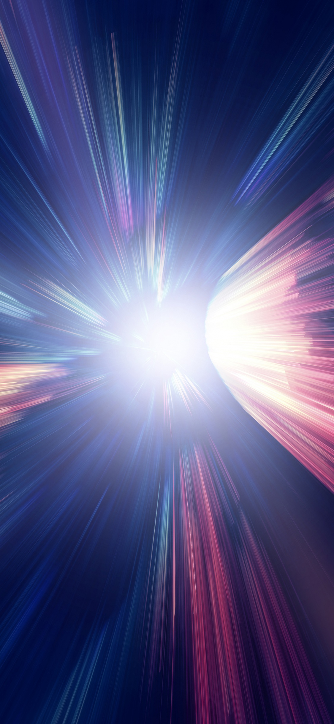 Luz Azul Roja y Blanca. Wallpaper in 1125x2436 Resolution