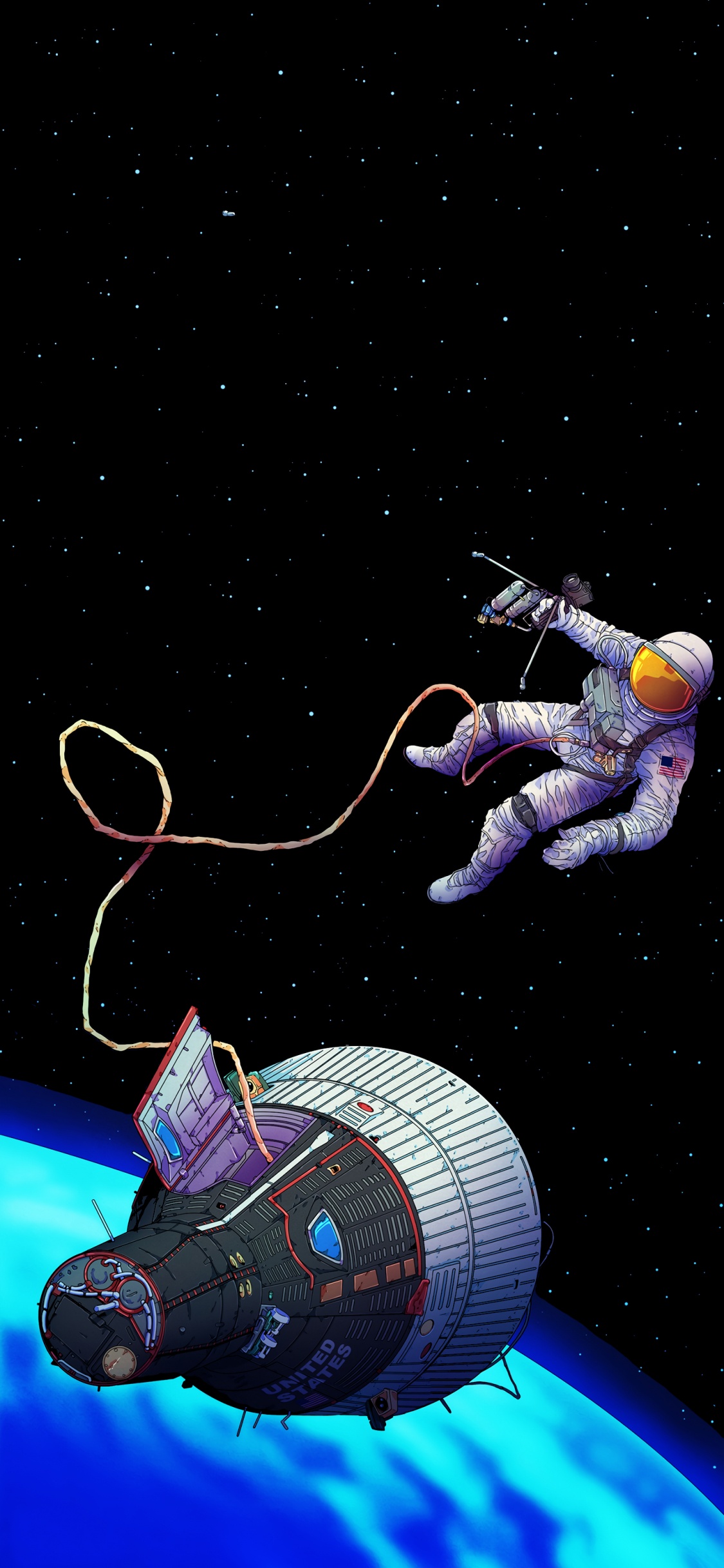 Cirque, Projet Gémeaux, Apollo 11, L'exploration de L'espace, Programme Apollo. Wallpaper in 1125x2436 Resolution