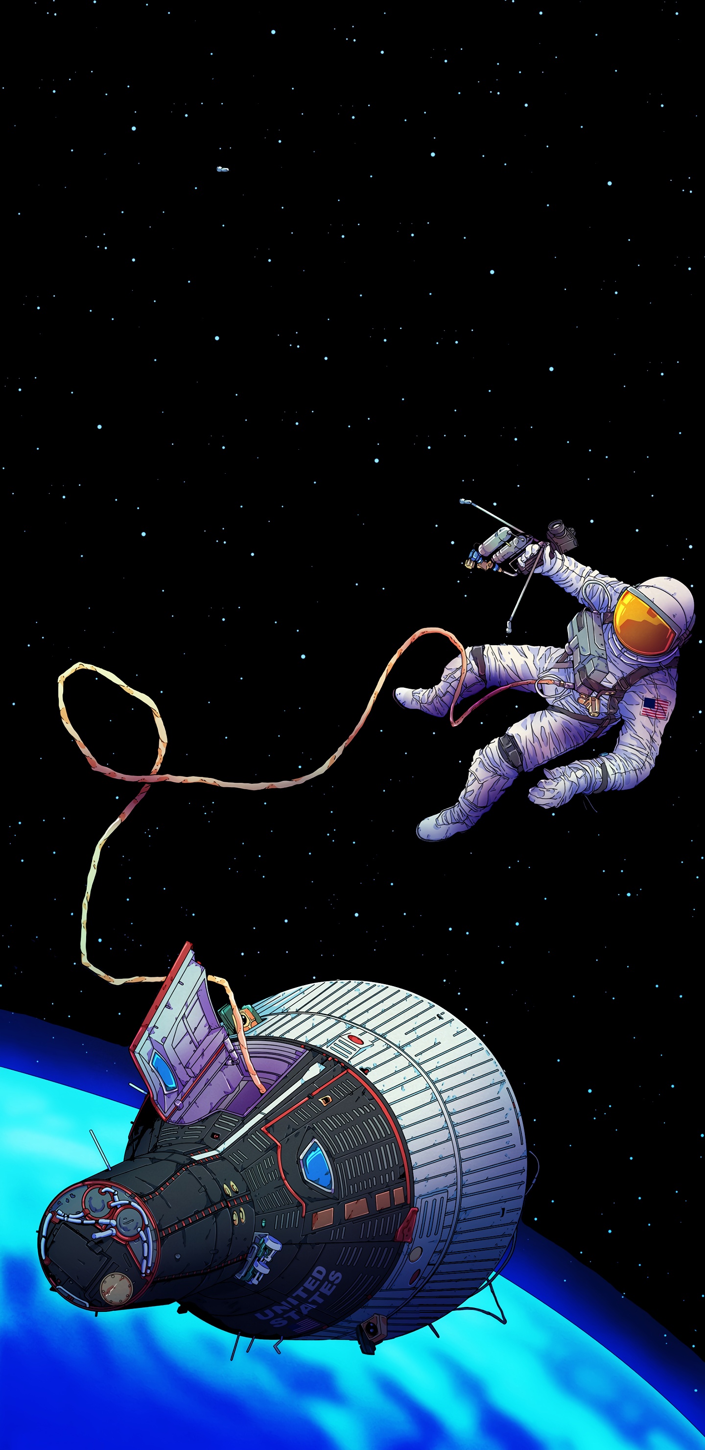 Cirque, Projet Gémeaux, Apollo 11, L'exploration de L'espace, Programme Apollo. Wallpaper in 1440x2960 Resolution