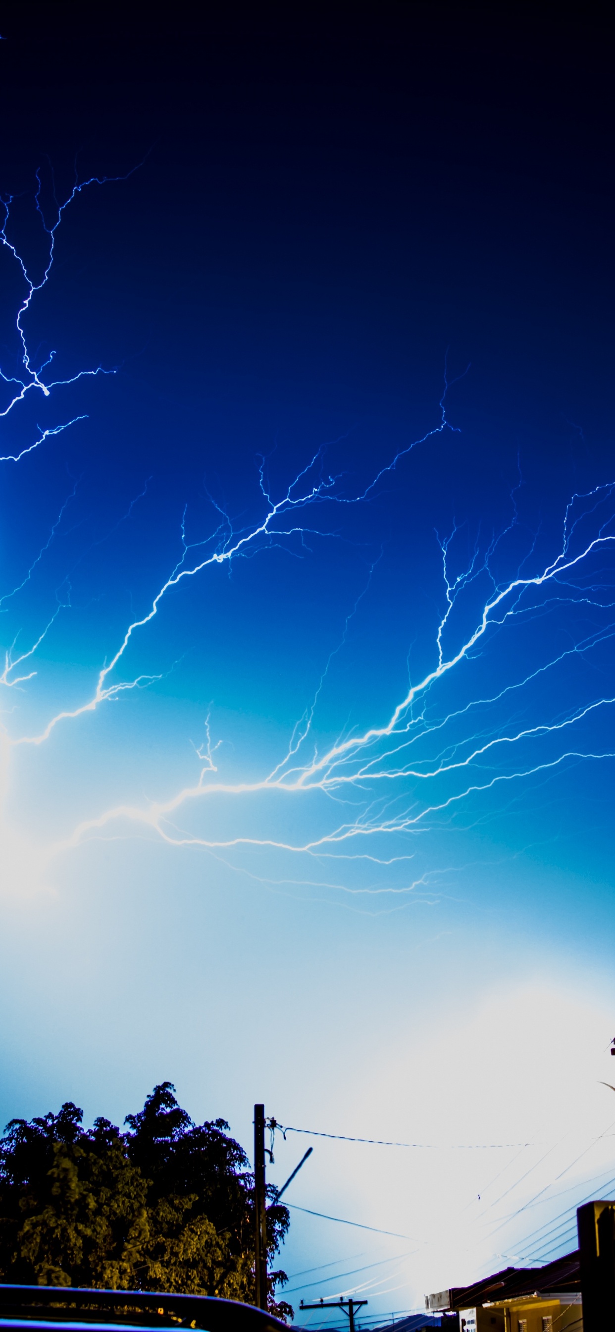 Orage, Atmosphère, Blue, Lumière, Eau. Wallpaper in 1242x2688 Resolution