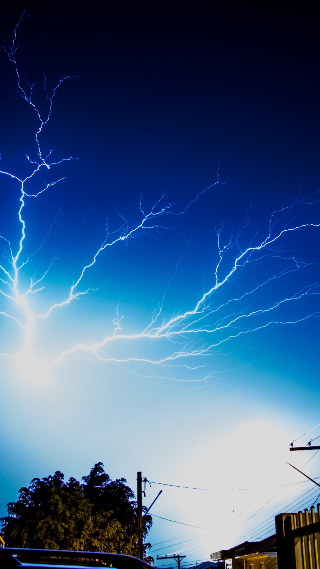 Tormenta, Ambiente, Azul, Luz, Agua. Wallpaper in 1080x1920 Resolution