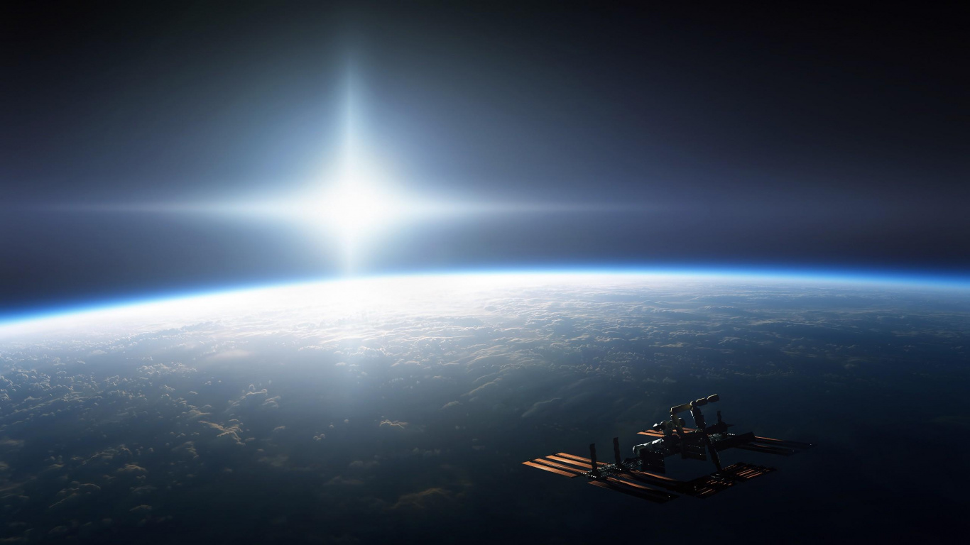 Avion Blanc et Noir Dans Les Airs Pendant la Journée. Wallpaper in 1366x768 Resolution