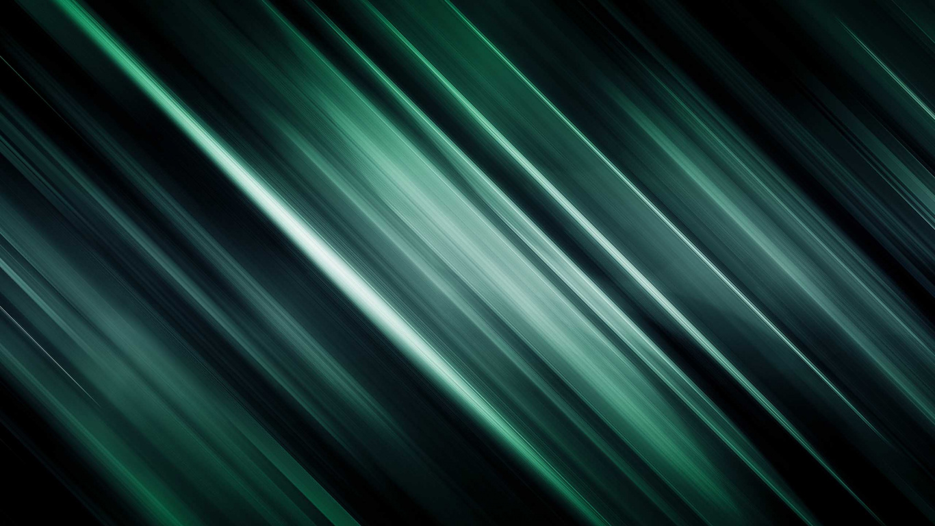 Grünes Und Schwarzes Licht Digitales Hintergrundbild. Wallpaper in 1366x768 Resolution