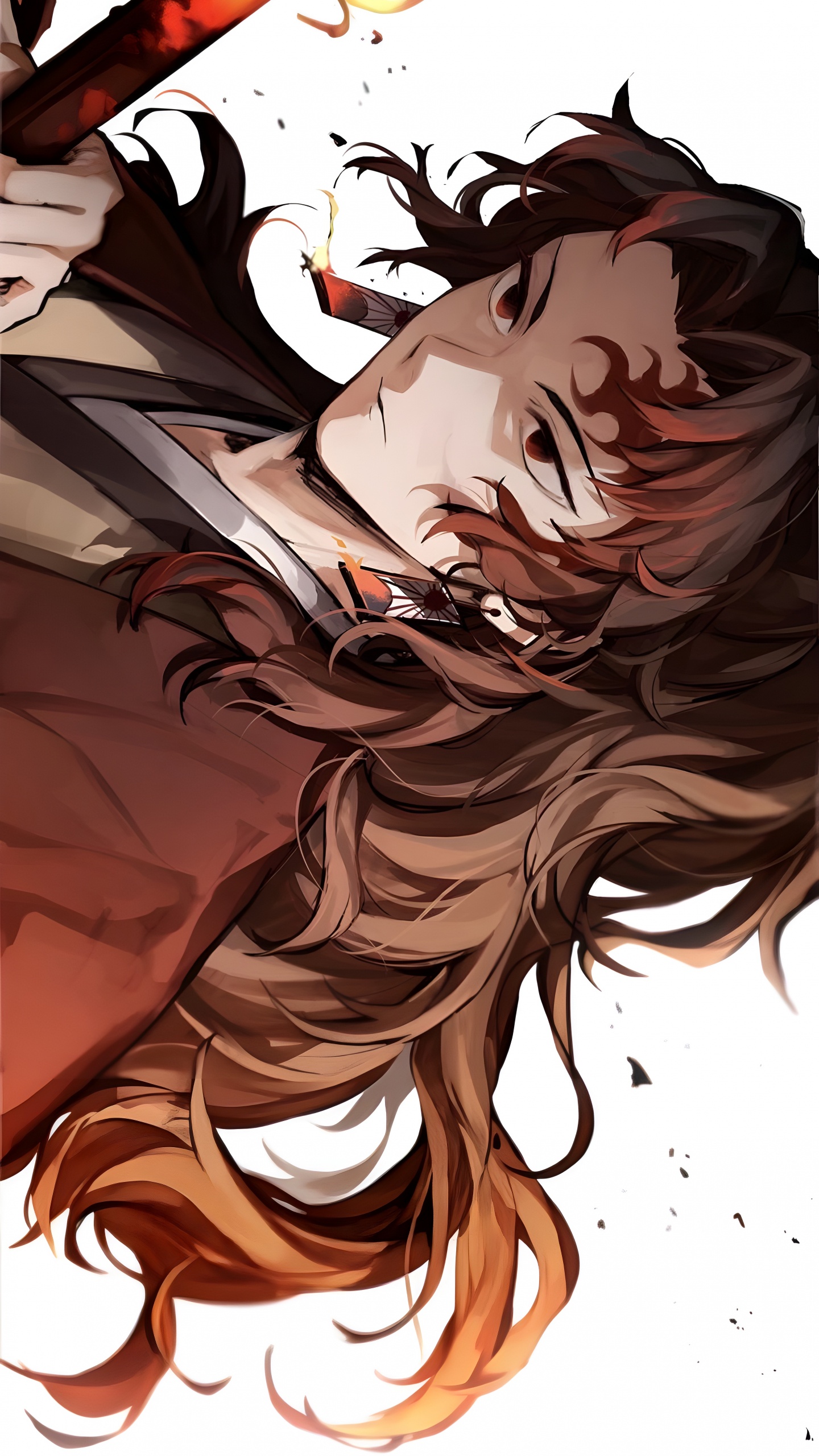 Animated Cartoon, Demon Slayer Kimetsu no Yaiba, Giyu Tomioka, Sleeve, Akihito Kanbara. Wallpaper in 1440x2560 Resolution