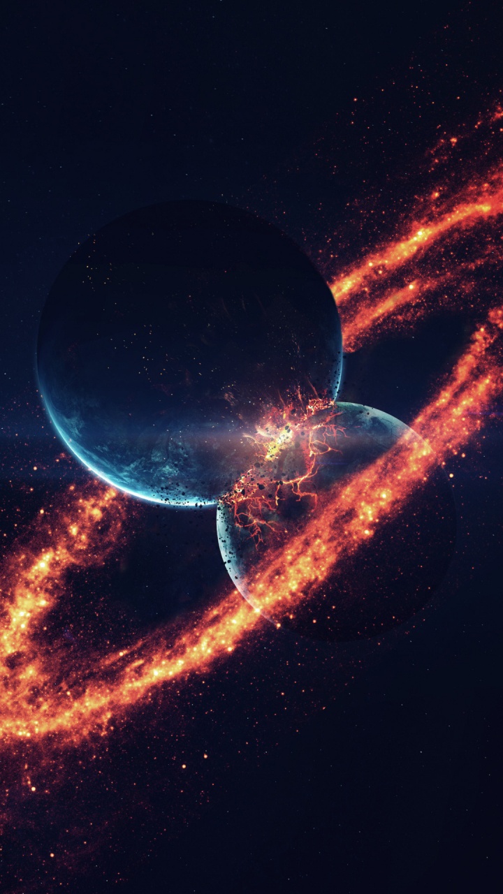 Atmosphere, Earth, Galaxy, Planet, Space. Wallpaper in 720x1280 Resolution