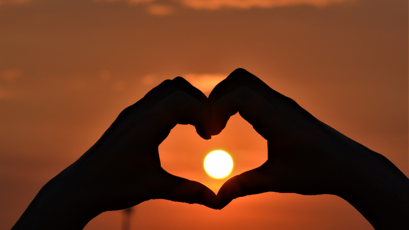 Coraz, Mano, De la Mano Del Corazón, Romanticismo, Amor. Wallpaper in 1366x768 Resolution