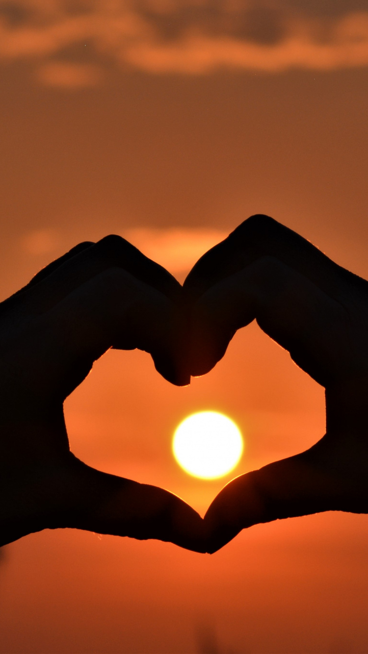 Heart, Hand, Hand Heart, Romance, Love. Wallpaper in 750x1334 Resolution