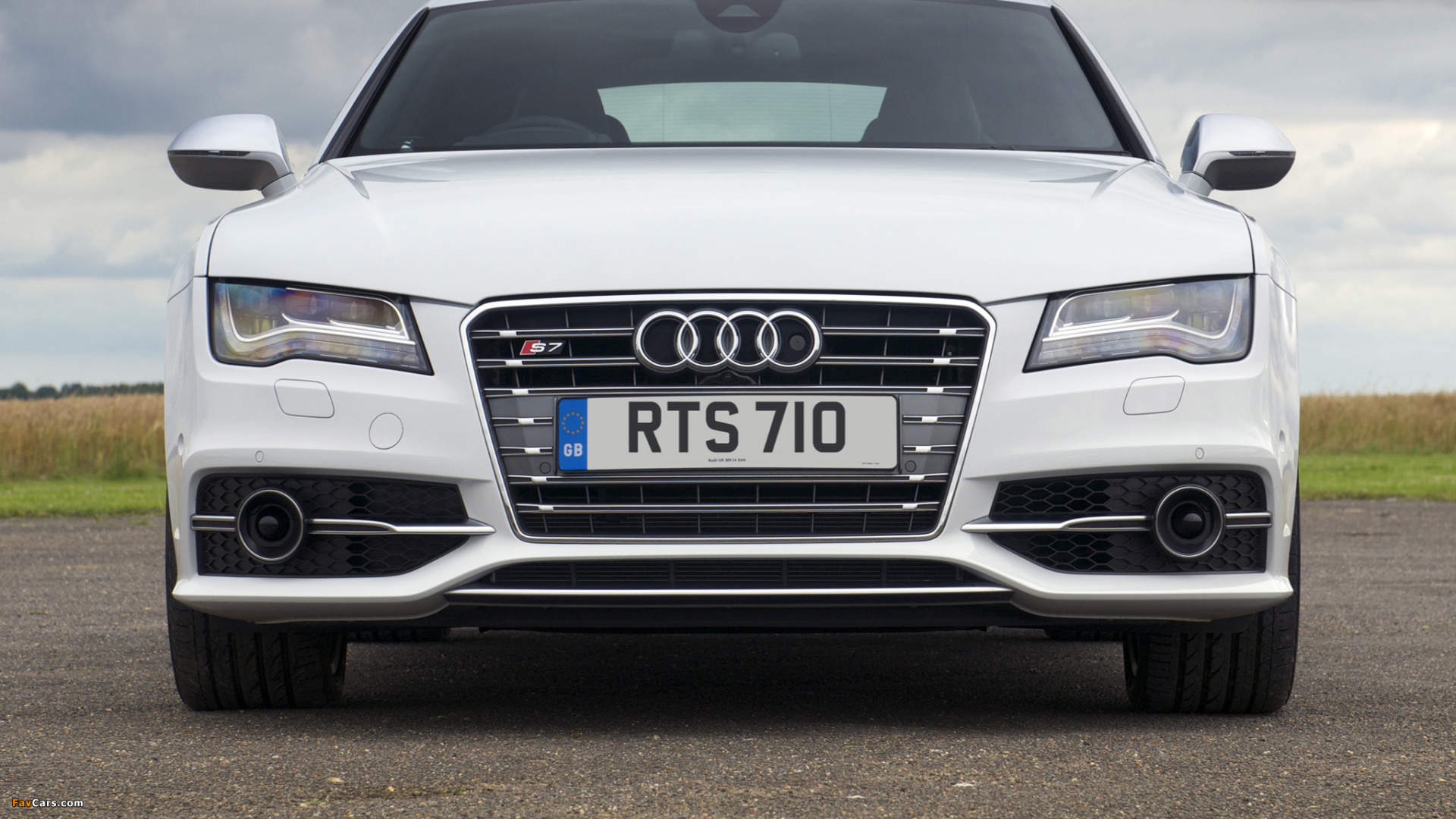 White Audi a 4 Coupe. Wallpaper in 1920x1080 Resolution