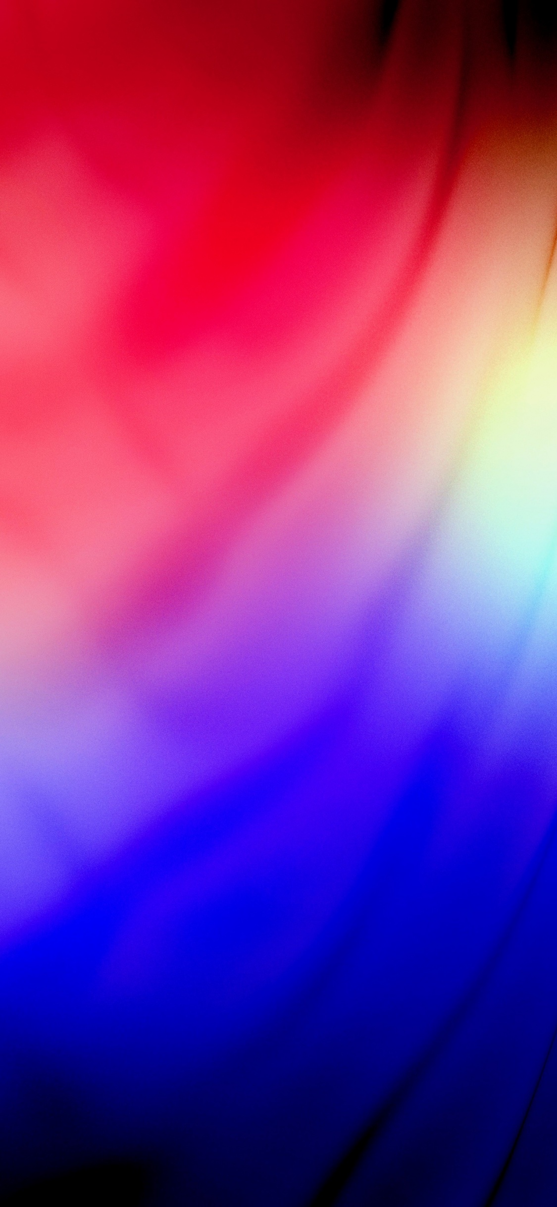 Lumière, la Pureté de la Couleur, Blue, Purple, Violette. Wallpaper in 1125x2436 Resolution