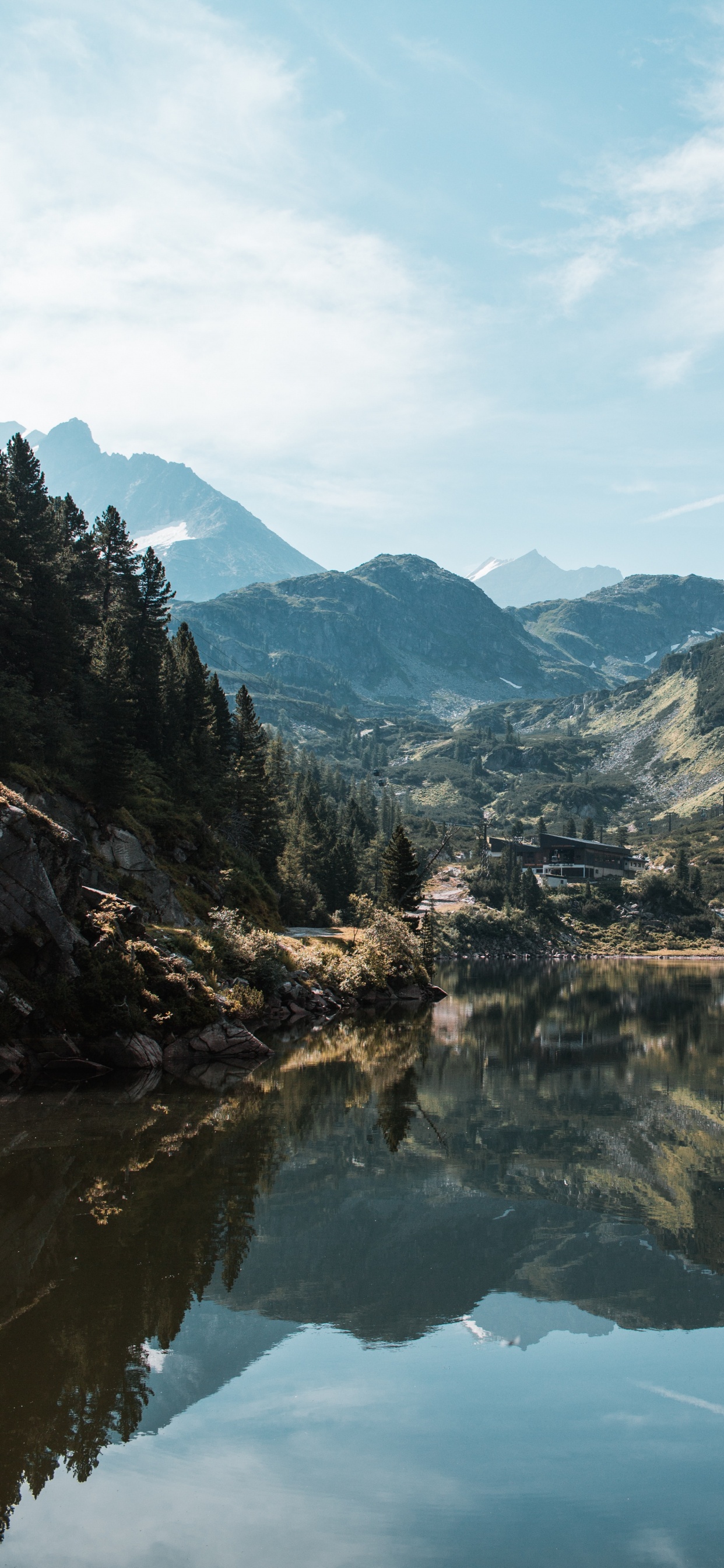 Wasser, Natur, Wildnis, Reflexion, Bergigen Landschaftsformen. Wallpaper in 1242x2688 Resolution