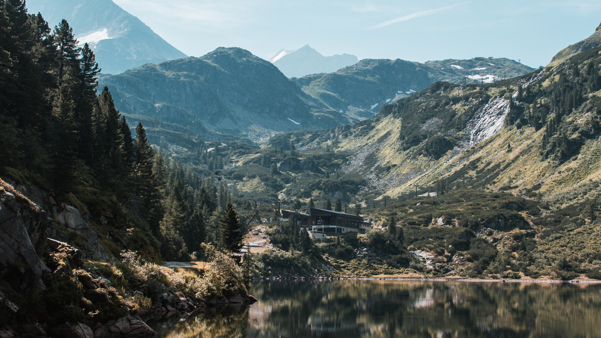 Water, Nature, Wilderness, Reflection, Mountainous Landforms. Wallpaper in 1920x1080 Resolution