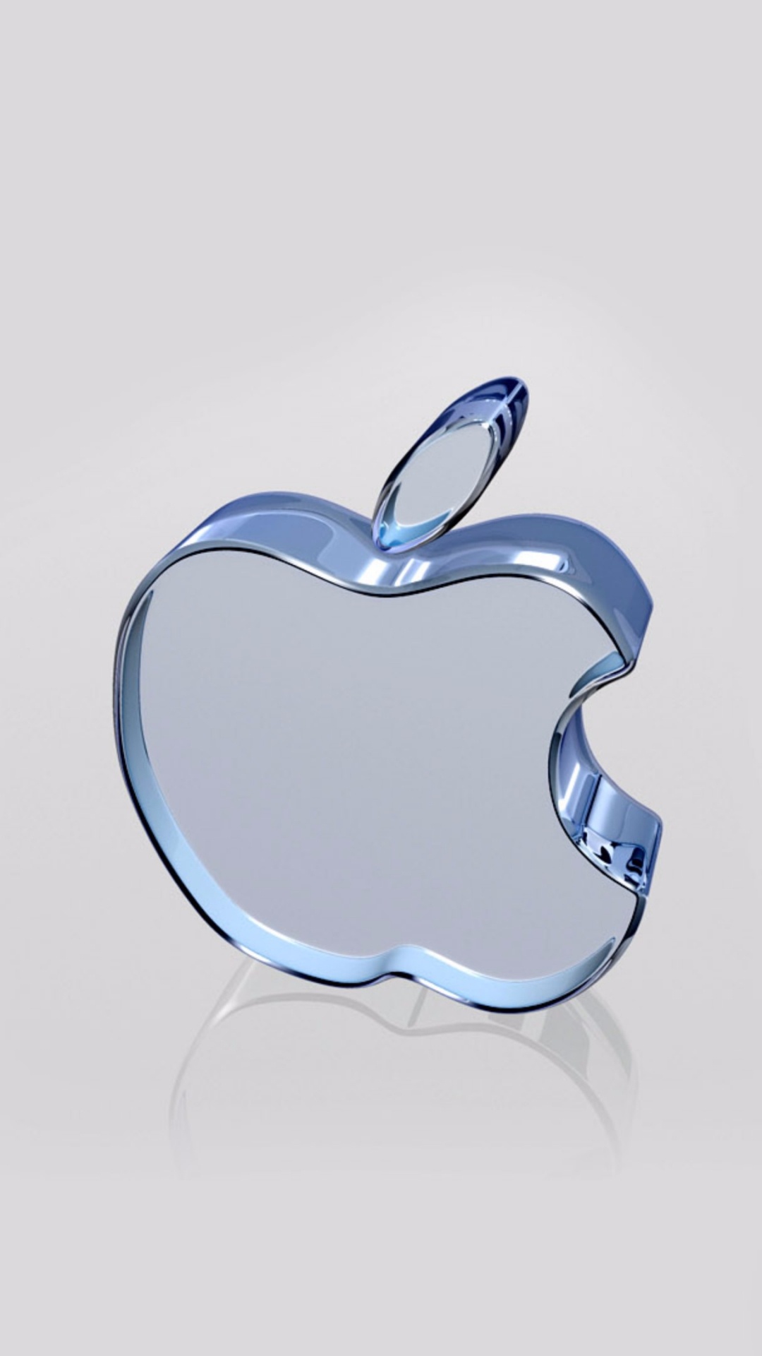 Apple, Firmenzeichen, Äpfeln, Blau, Herzen. Wallpaper in 1080x1920 Resolution
