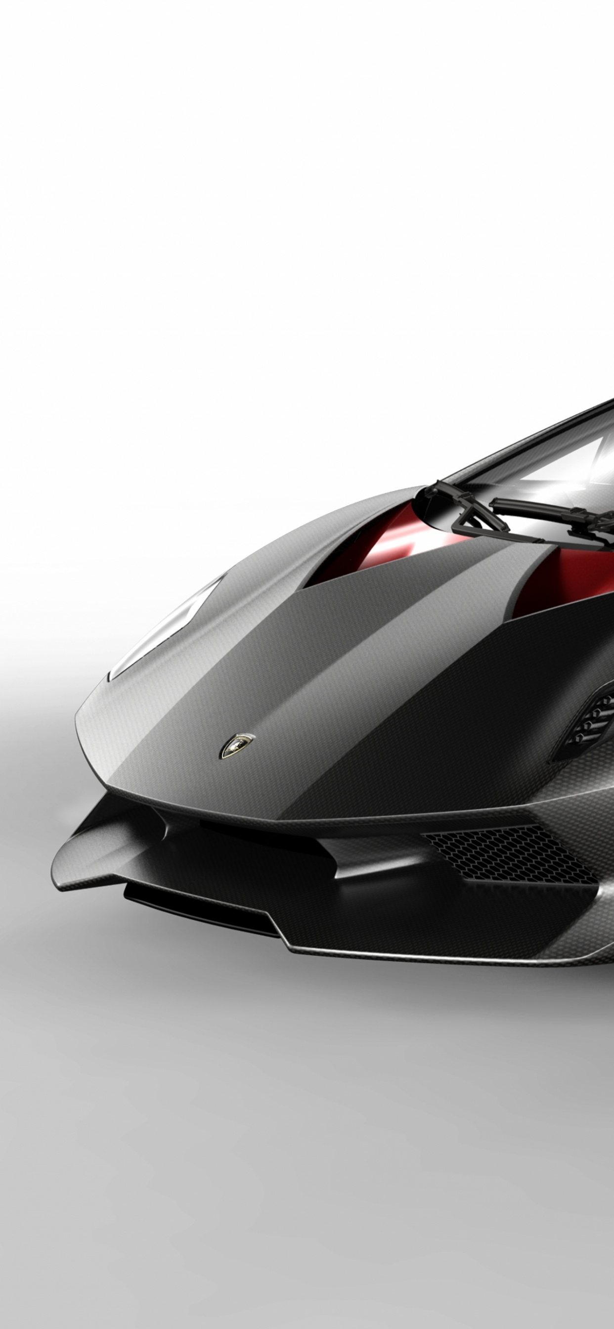 Porsche 911 Noire Sur Fond Blanc. Wallpaper in 1242x2688 Resolution