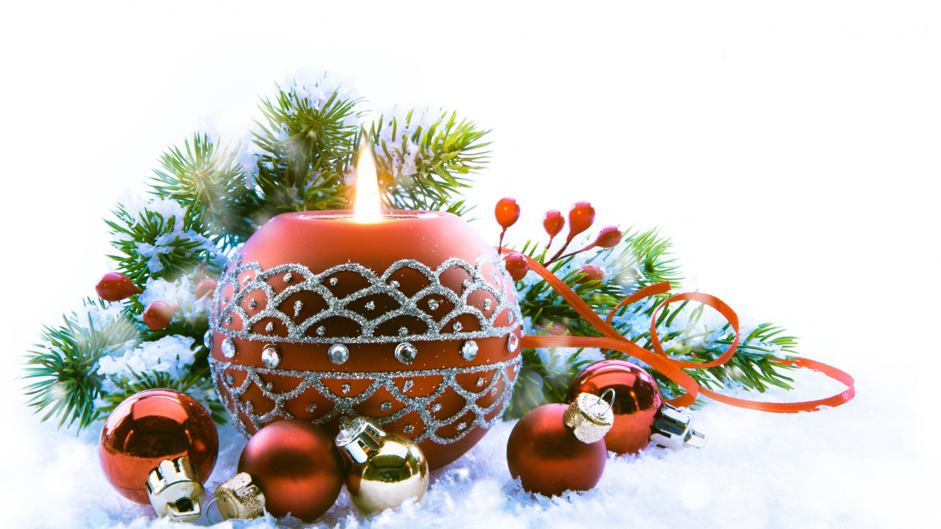 El Día De Navidad, Adorno de Navidad, Decoración de la Navidad, Navidad, el Pino de la Familia. Wallpaper in 1366x768 Resolution