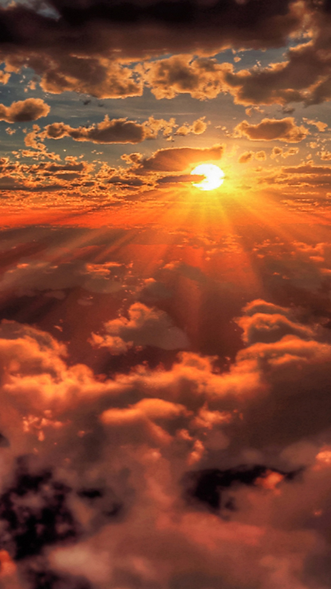 Sonne Tagsüber Von Wolken Bedeckt Sun. Wallpaper in 1080x1920 Resolution