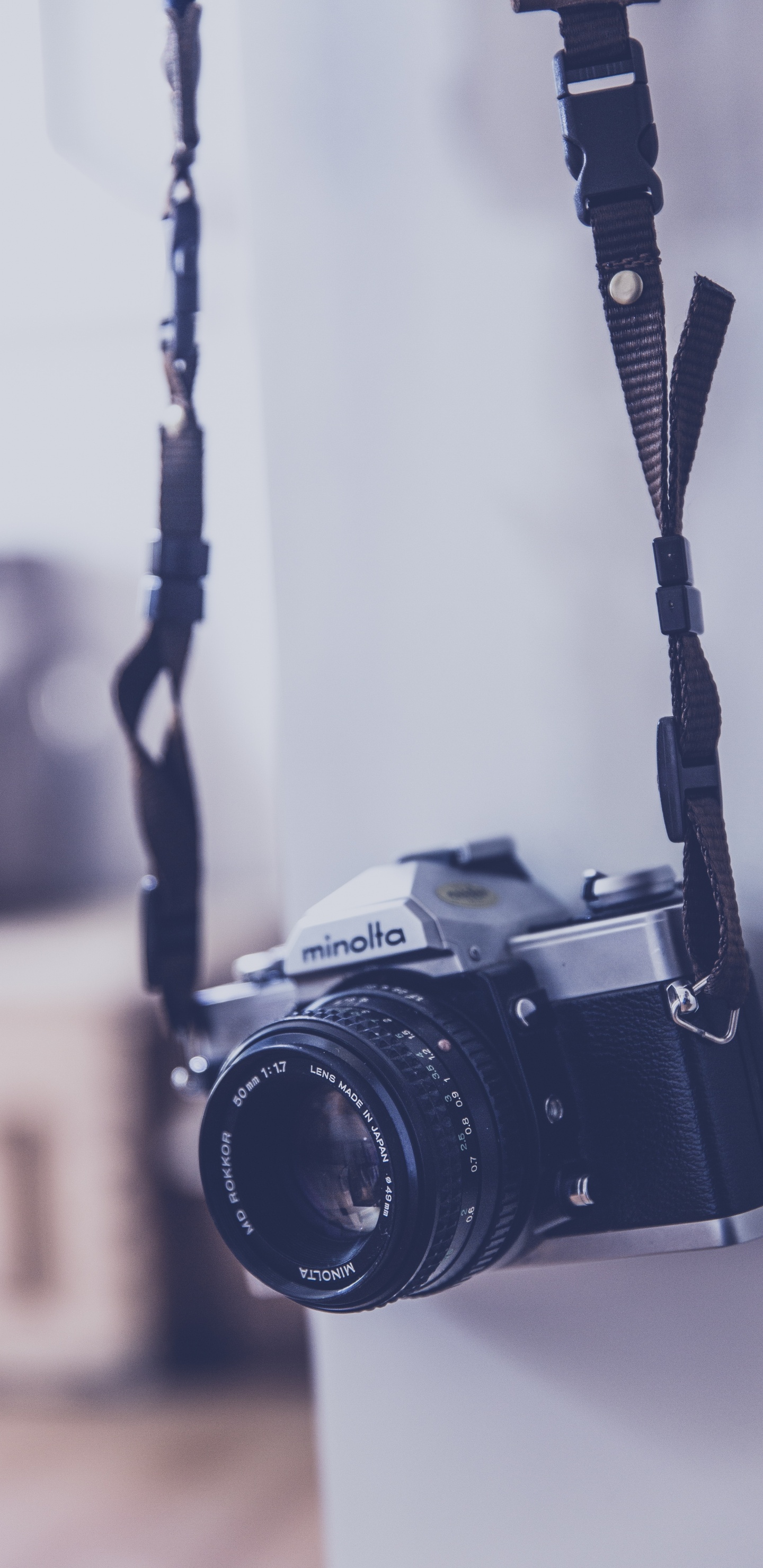 Appareil Photo Reflex Numérique Nikon Noir et Argent. Wallpaper in 1440x2960 Resolution