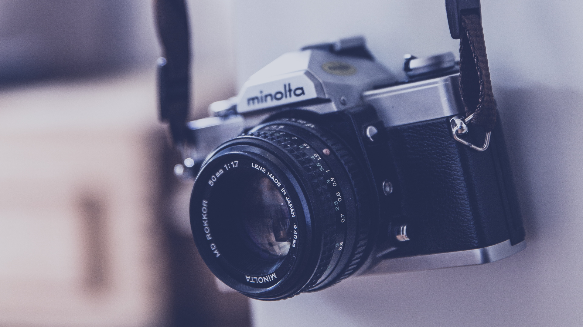 Cámara Réflex Digital Nikon Negra y Plateada. Wallpaper in 1920x1080 Resolution