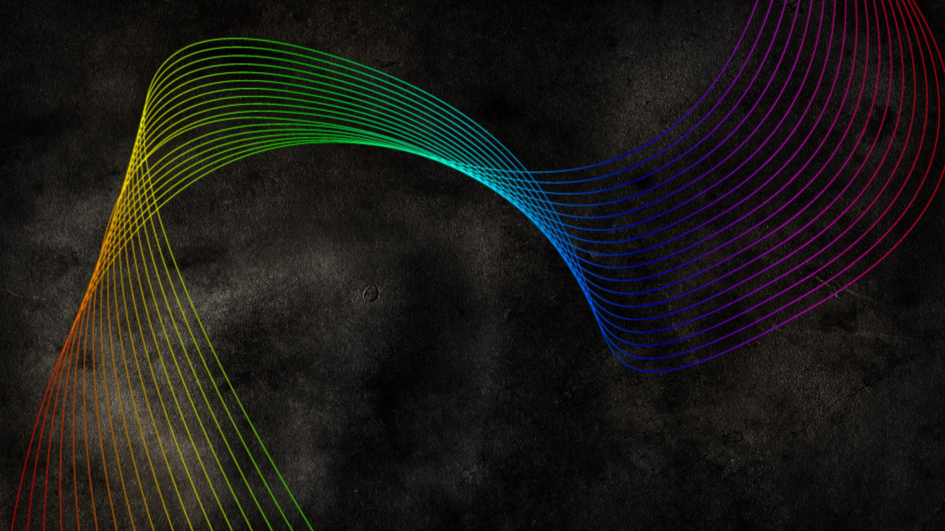 Blue and Black Swirl Illustration. Wallpaper in 1366x768 Resolution