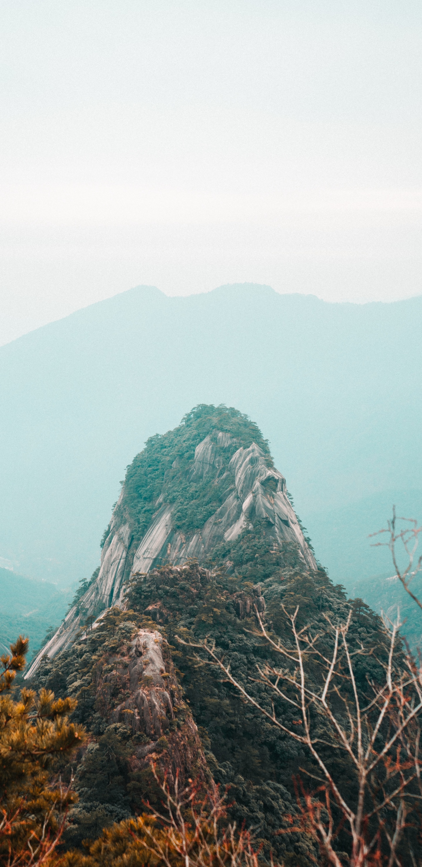 Mountain, Mountain Range, Ridge, Mountainous Landforms, Hill Station. Wallpaper in 1440x2960 Resolution