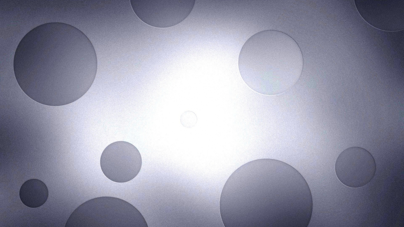 White and Gray Round Light. Wallpaper in 1366x768 Resolution