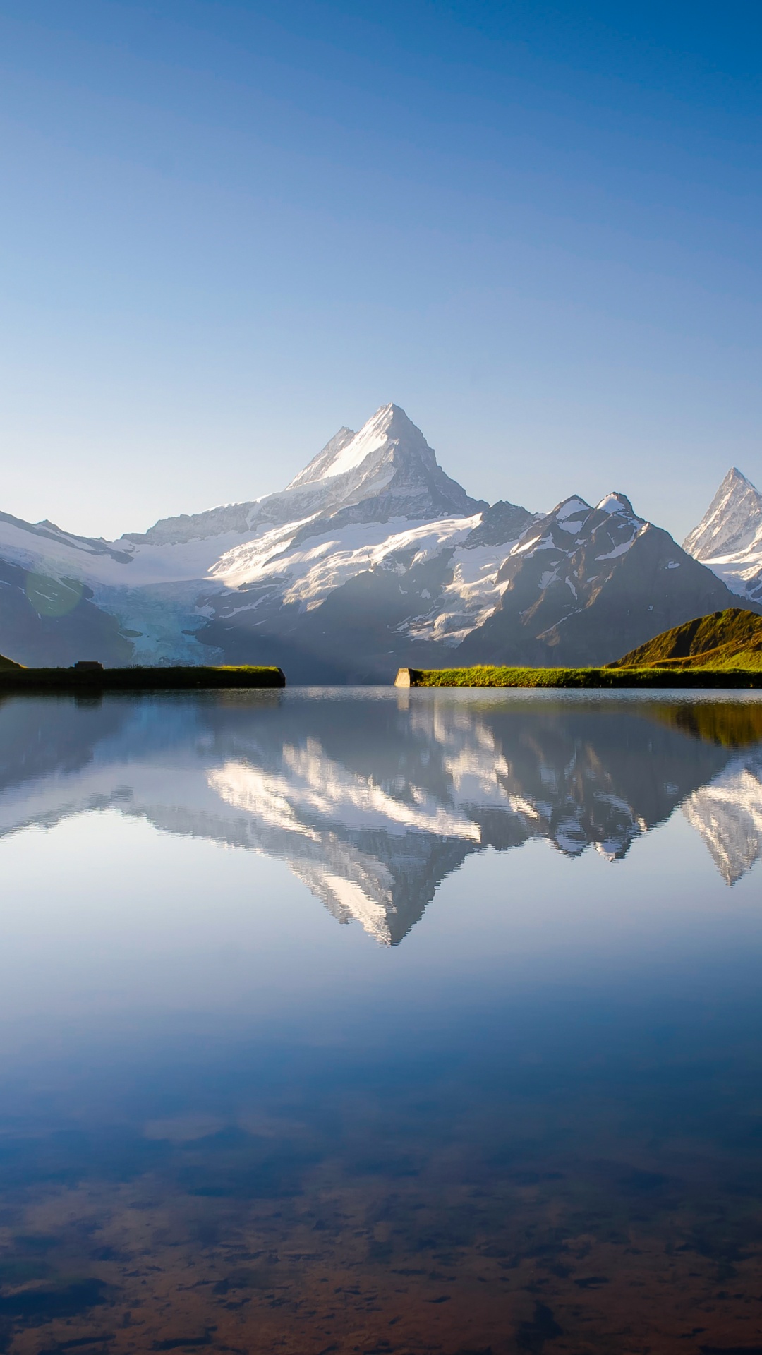 Bachalpsee, Schynige Platte, Bergkette, Natur, Wasser. Wallpaper in 1080x1920 Resolution