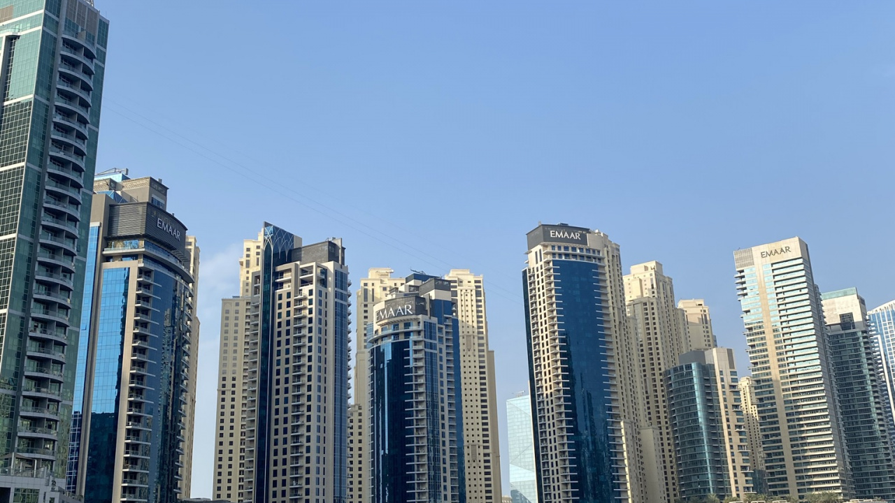 Dubai, Tower Block, Daytime, City, Condominium. Wallpaper in 1280x720 Resolution