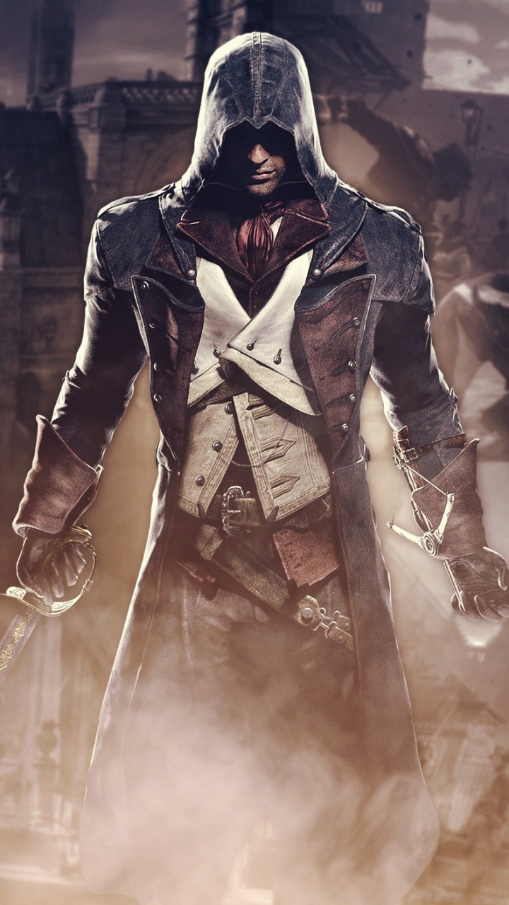 Assassins Creed Unity, Arno Dorian, Fumeur, Ubisoft, Assassins Creed II. Wallpaper in 720x1280 Resolution