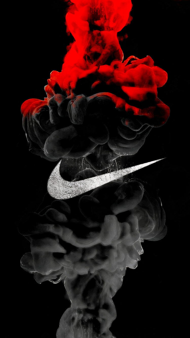 Nike, Espadrille, White, Lumière, Noir. Wallpaper in 750x1334 Resolution