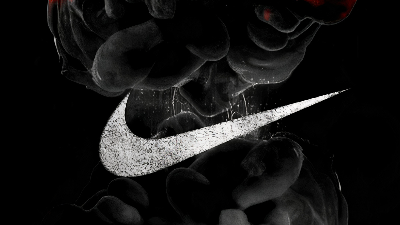 Nike, Turnschuh, Wei, Licht, Schwarz. Wallpaper in 1280x720 Resolution