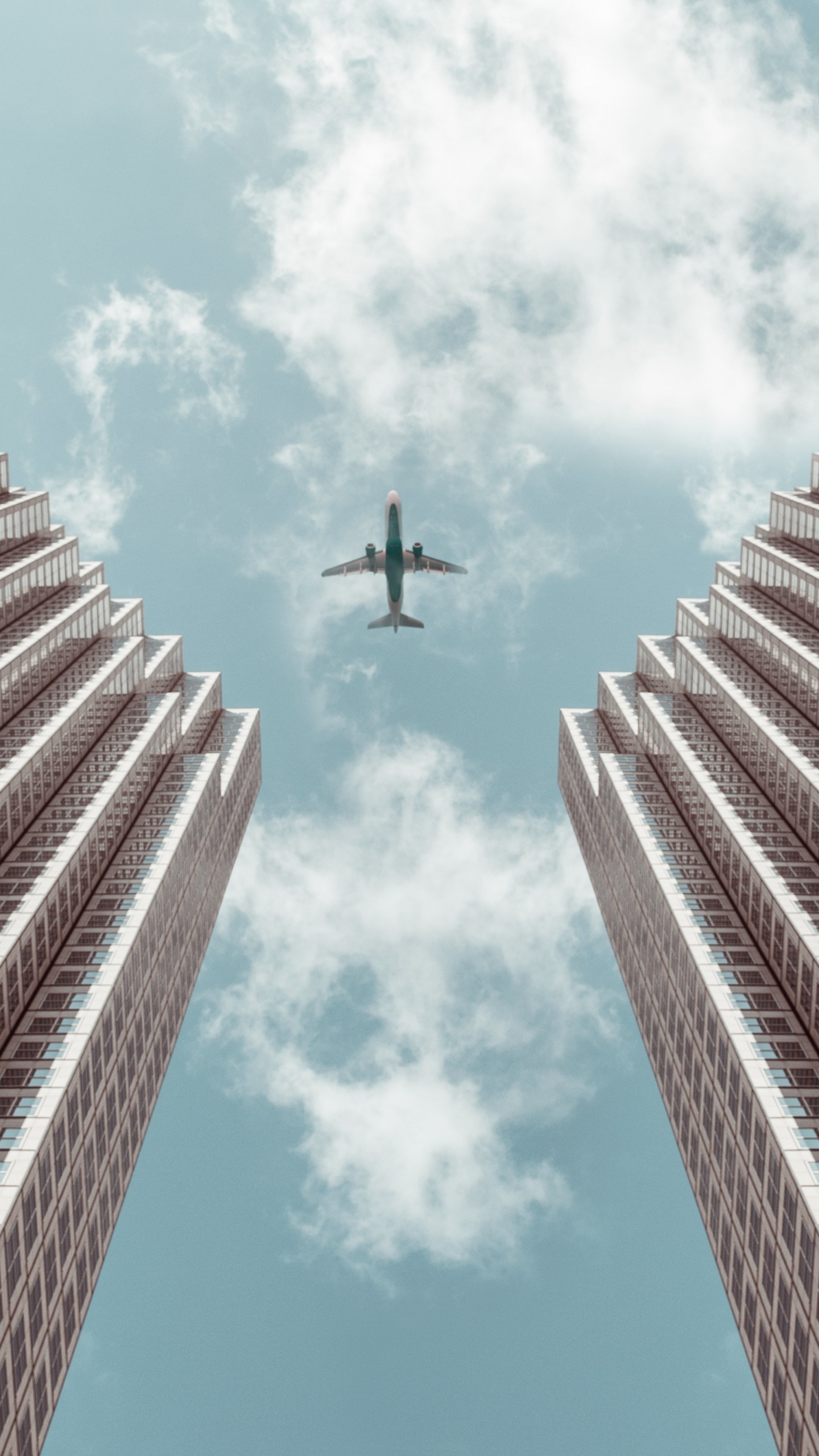 Pájaro Negro Volando Sobre el Edificio Durante el Día. Wallpaper in 1440x2560 Resolution