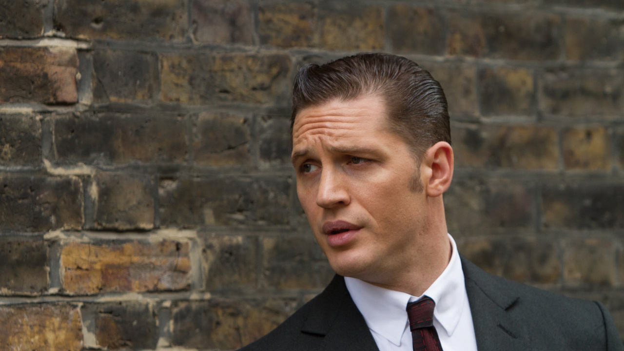 Tom Hardy, Legend, Suit, Forehead, Businessperson. Wallpaper in 1280x720 Resolution