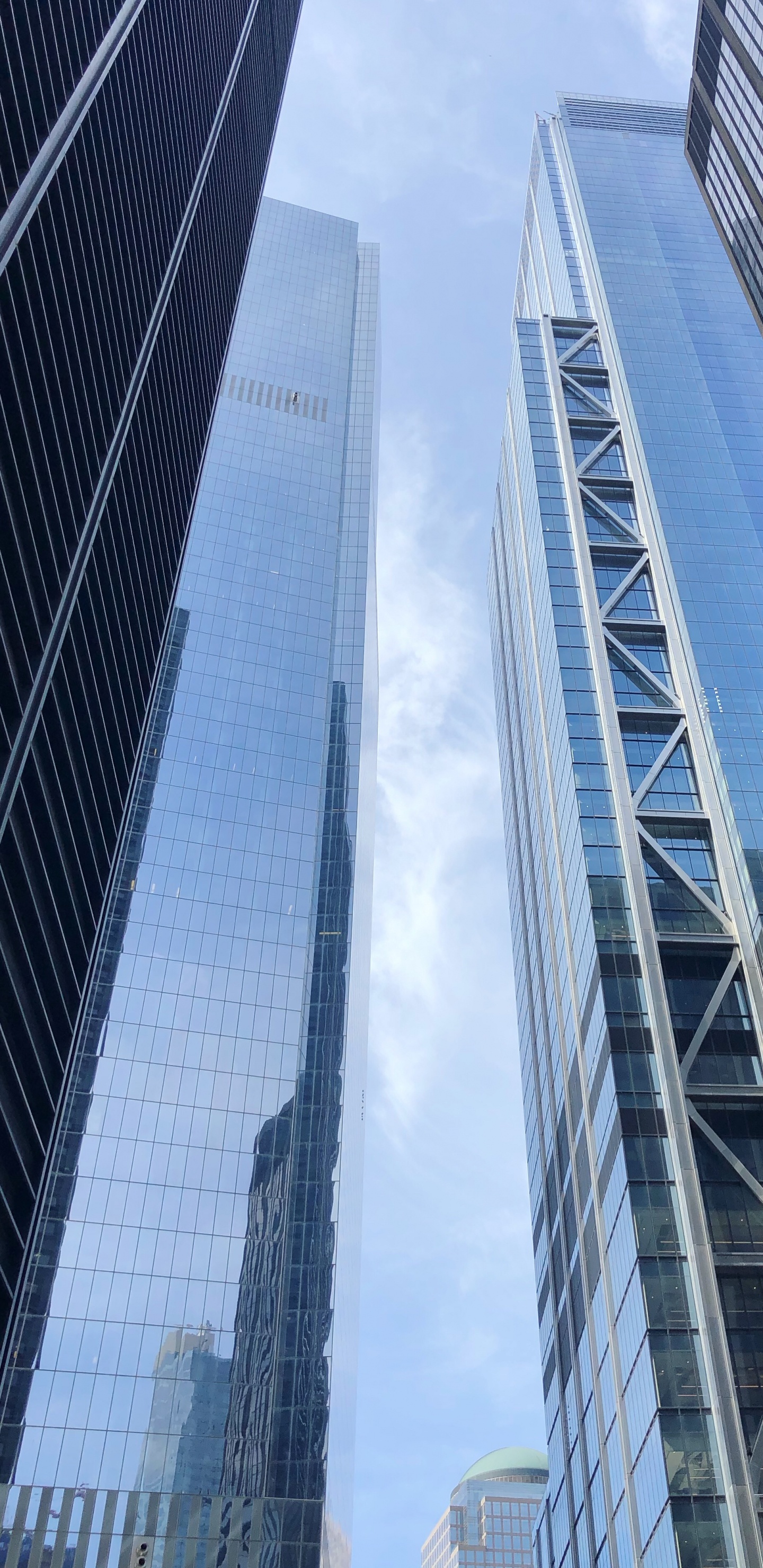 la Ciudad de Nueva York, Torre de Bloques, Azul, Arquitectura, Área Urbana. Wallpaper in 1440x2960 Resolution
