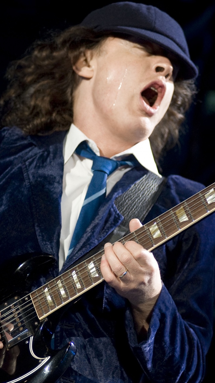 ac Dc, Cartel, Arte, Hard Rock, el Guitarrista. Wallpaper in 720x1280 Resolution
