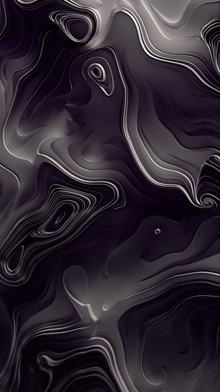 White and Black Abstract Painting. Wallpaper in 720x1280 Resolution