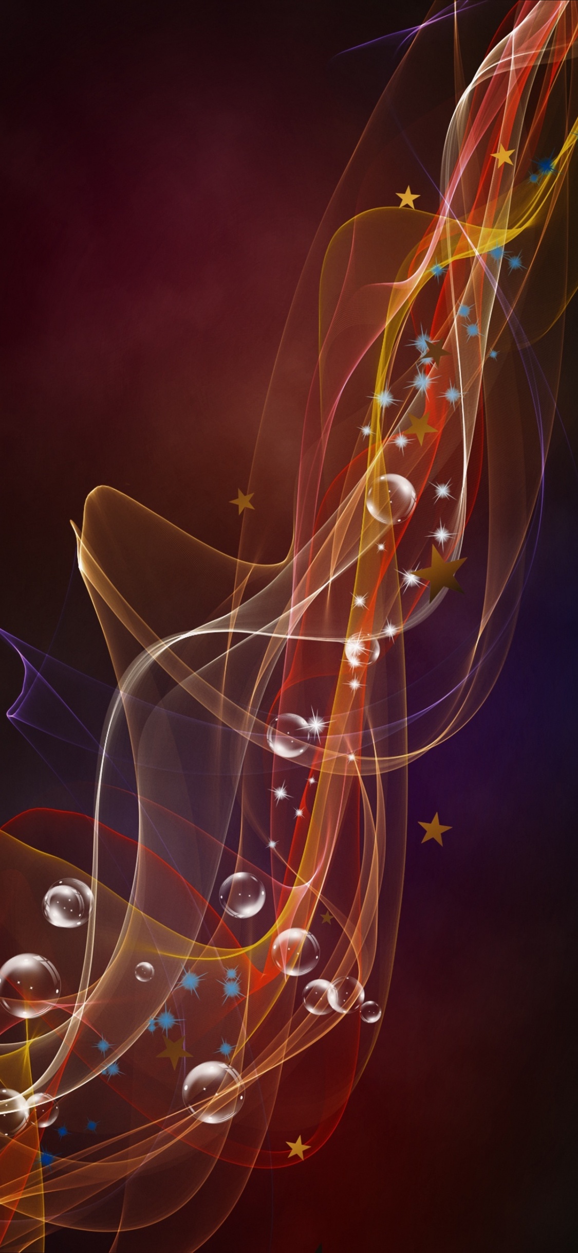 Orange and Yellow Abstract Painting. Wallpaper in 1125x2436 Resolution