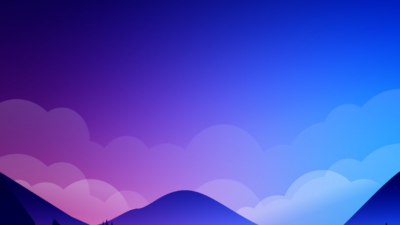 Gipfel, Abend, Illustration, Bergigen Landschaftsformen, Hill. Wallpaper in 1366x768 Resolution