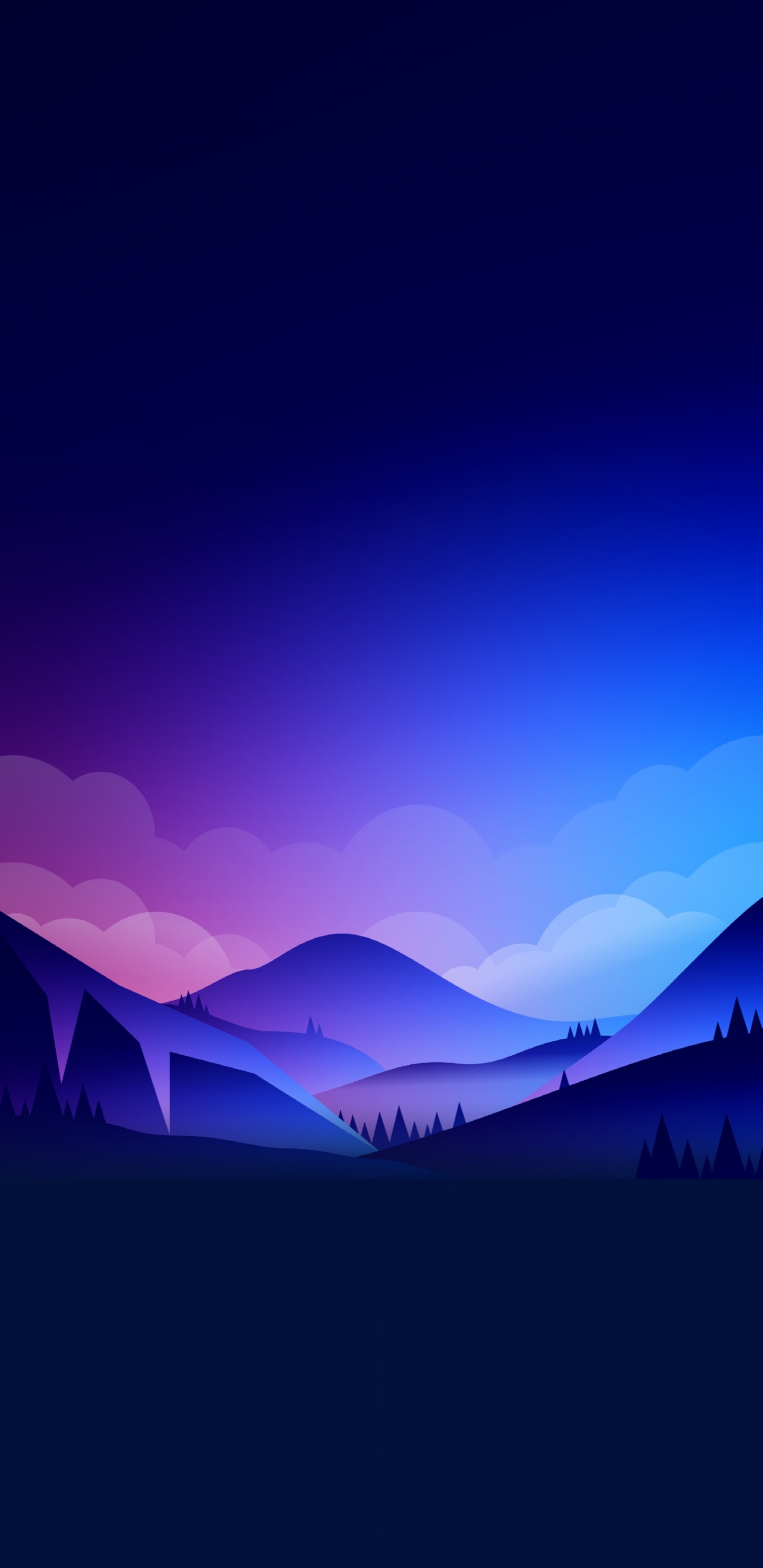 Sommet, Soir, Illustration, Les Reliefs Montagneux, Colline. Wallpaper in 1440x2960 Resolution