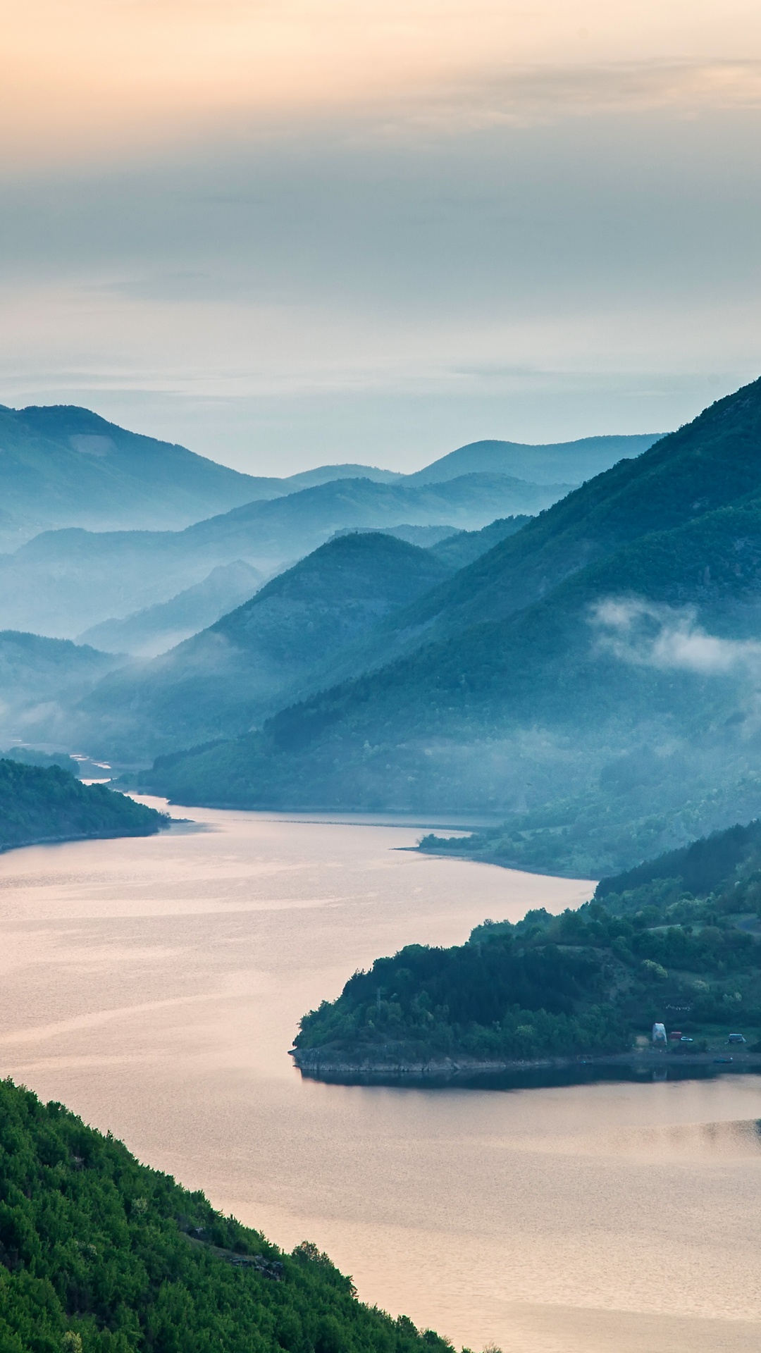 Bulgarien-Fluss, Kardzhali-Stausee, Fluss, Natur, Nachfolge. Wallpaper in 1080x1920 Resolution