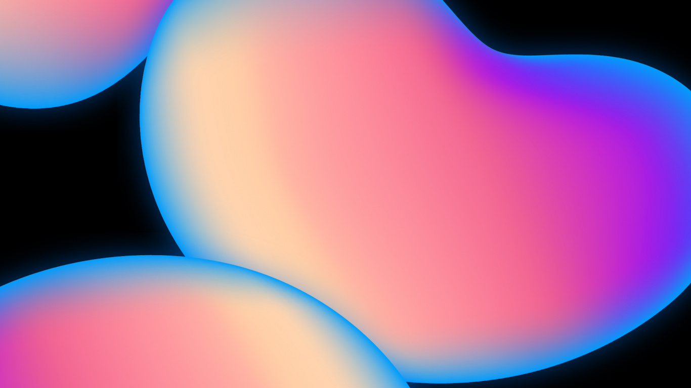 Licht, Farbigkeit, Azure, Orange, Magenta. Wallpaper in 1366x768 Resolution