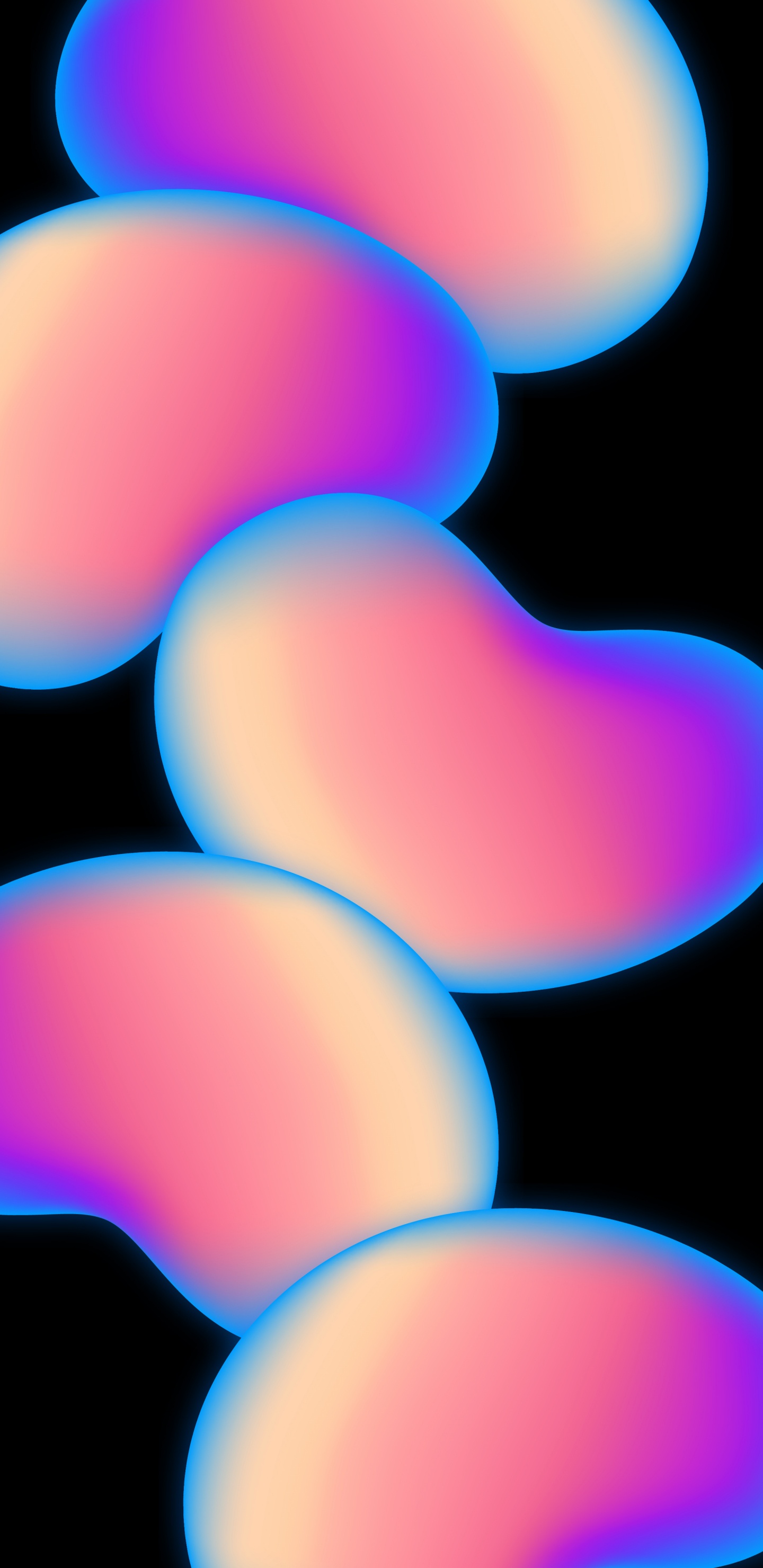 Licht, Farbigkeit, Azure, Orange, Magenta. Wallpaper in 1440x2960 Resolution