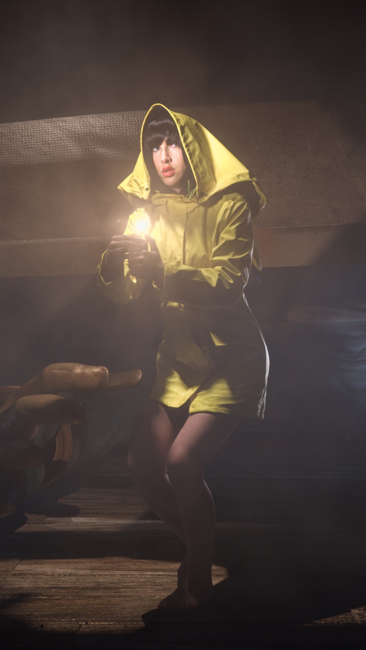 Little Nightmares, Darkness, Night, Digital Compositing, Adventure Game. Wallpaper in 720x1280 Resolution