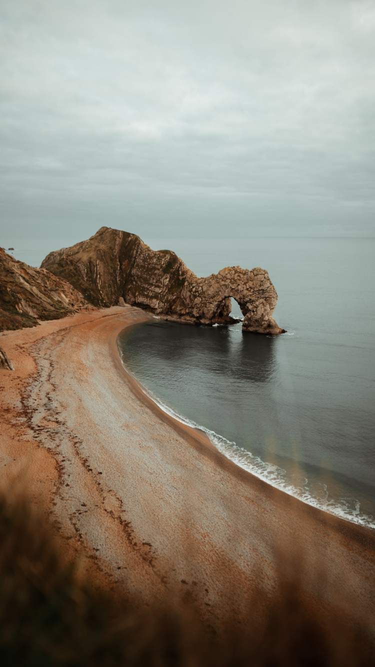 Mar, Costa, Acantilado, Paisaje Natural, Orilla. Wallpaper in 750x1334 Resolution